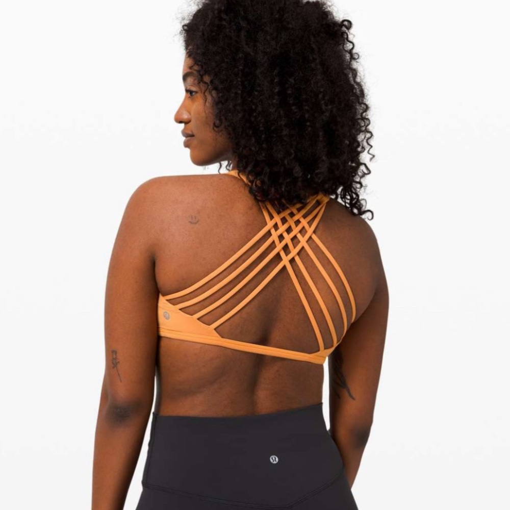 Lululemon Free To Be Bra Wild - Monarch Orange